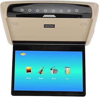 Luocute 11.6 Inch Car Overhead Player, Flip Down Tv For Car, Roof Ultra Thin Design, 1080P Ips Screen, 170° Viewing Angle, Supports Usb, Business Suv Rv
