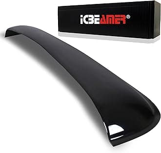 ICBEAMER 37.8" 980mm Sunroof Wind Deflector,Universal Fit Tinted Moonroof Visor for Deflecting Noise, Rain and Windy Weather, Car Accessories Sun Shade Dark Smoke Smooth/Waterproof Double Side Tape
