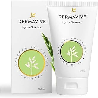 - Dermavive Hydra Cleanser – Gentle Daily Face Wash for Dry, Sensitive Skin with Colloidal Oatmeal & Vitamin E – Soap-Free, pH-Balanced Cleanser – 120ml
