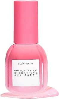Guava Vitamin C Brightening Eye Cream - Hydrating Under Eye Cream with Niacinamide, Peptides & Caffeine - Firming & Illuminating Dark Circles Under Eye Treatment for Puffiness (15ml)