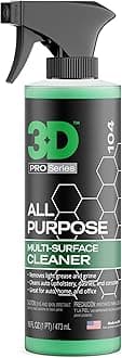 - All Purpose Cleaner – High-Performance Interior & Exterior Car Cleaner for Vinyl, Leather, Plastic, Fabric, Carpet & More - 16 oz