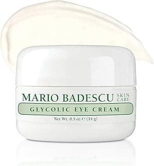 Mario Badescu Eye Cream for Dark Circles and Puffiness – Hyaluronic, Caffeine or Glycolic – Hydrating, Firming and Anti Aging Overnight Under Eye Care Treatment for Fine Lines and Wrinkles