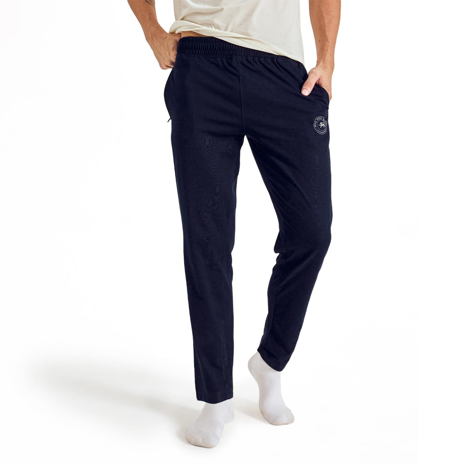 Men's Regular Fit Mid Rise Track Pant