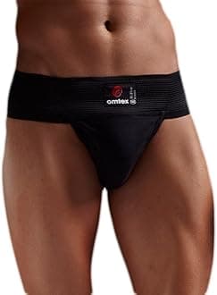 omtex Cotton Tokyo Supporter, Men's Medium (Black) Cotton Neo Supporter, Men's Medium (Navy Blue)