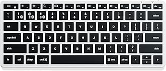 SATECHI Slim X1 Bluetooth Backlit Keyboard – Illuminated Keys & Multi-Device Sync – for M2/ M1 MacBook Pro/Air, M2/ M1 iPad Pro/Air, M2 Mac mini, iMac M1 (Silver)