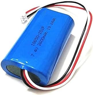 NTC Protection 7.4v 18650 2s1p 2600mah Pack, with PCB and Connector1pcs