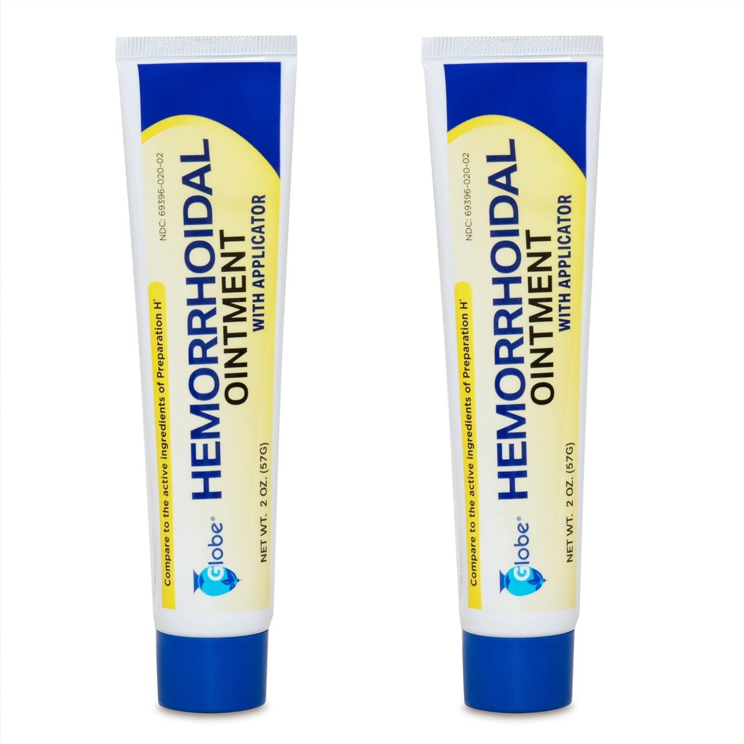 Hemorrhoidal Ointment w/Applicator (2 oz), Relief from Burning, Itching, and Discomfort, (2 - Pack)
