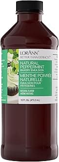 LorAnn Oils Peppermint Bakery Emulsion, 16 ounce bottle