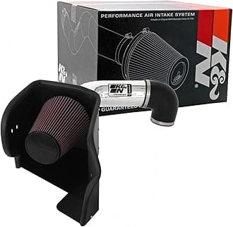 K&N High Performance Air Intake Kit compatible with Dodge Ram 1500 5.7L V8 2009-2021 (77-1561KP)