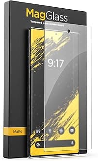 magglass Matte Screen Protector for Samsung Galaxy S24 Ultra, Anti Glare Tempered Glass Guard (Easy Applicator Included)