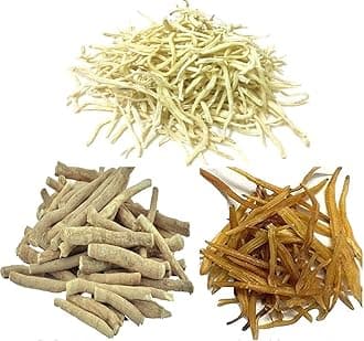 Shatavar Safed Musli Ashwagandha root 300 gm Combo Pack