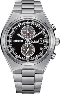 Men's Chronograph Eco-Drive Watch with a Titanium Band
