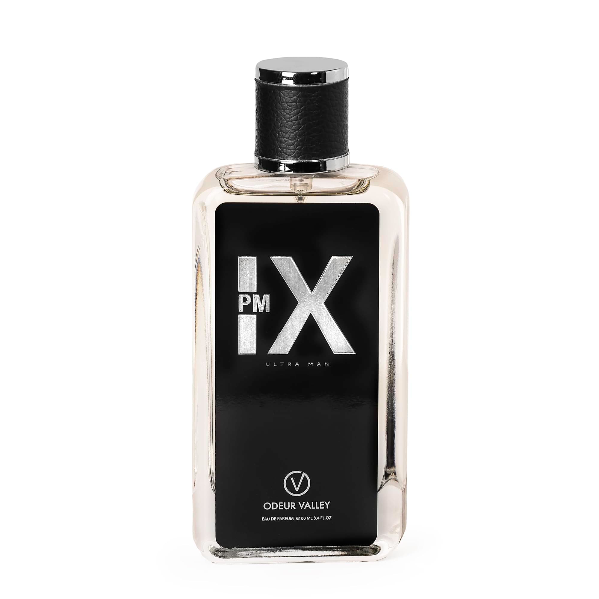 IX PM Ultra-man Eau de perfume for men, Long lasting fragrance, lavender, sweet and vanilla scent, High concentrated perfum fragrance (1 x 100ml) made from France