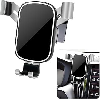 Car Phone Holder for Volvo XC60 2018 2019 2020 2021 2022 20223 2024 2025 and XC-60 Hybrid 2018-2025 Auto Interior Accessories Best Cell Phones Mount Cellphone Mobile Cradle Charging GPS Stand