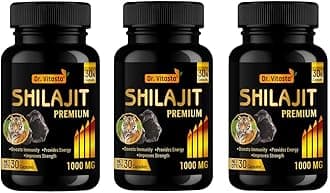 Shilajit Premium Capsules | Boosts Immunity & Provide Energy | Improve Strength (50 Capsules - Pack of 3)