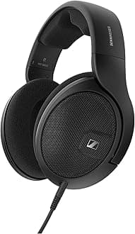 HD 560S Open-Back Audiophile Over Ear Wired Headphones,Neutral Reference Sound,Angled Transducers,Wide Soundstage,Detachable Cable,Lightweight,Natural Sound for Gaming,2Y Warranty
