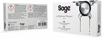 Sage SEC250 Espresso Machine Cleaning Tablets – Pack of 8, Removes Coffee Oil & Residue, Suitable for All Sage Machines