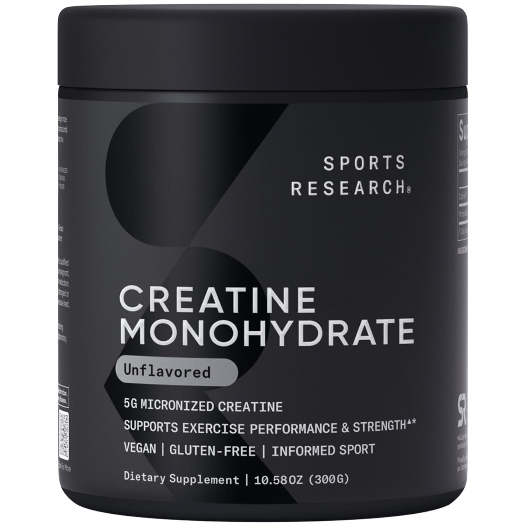 Creatine Monohydrate - Gain Lean Muscle, Improve Performance and Strength and Support Workout Recovery - 5 g Micronized Creatine - 10.58 oz