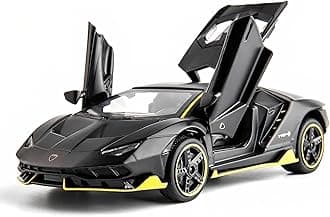 Kiddie Galaxia Die-cast Metal Lamborghini Toy Model Car Pull Back Super car with Openable Doors with Sound and Light for Birthdays Gift Party Decorations Great for Kids Boys Girls and Adults.