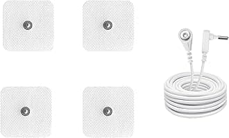 Grounding Patches 4 Pack, Reusable Adhesive Grounding Pad, Grounding Slice for Any Body Part, Earth Connected Grounding Therapy Grounding Products