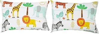 Safari Adventure - Jungle Animals - Kids Design - Pair of Pillowcases