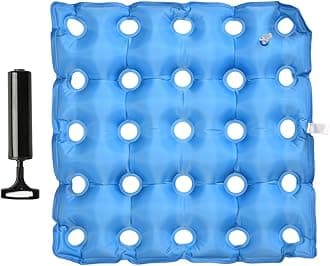 TURNSOLE Waffle Cushion for Pressure Sores Chair - Bed Sore Cushions for Butt for Elderly - Pressure Sore Cushions for Sitting in Recliner - Inflatable Seat Cushion for Pressure Relief