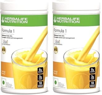 Herbalife formula 1 Nutritional Shake - 1 kg (Mango, Pack of 2)