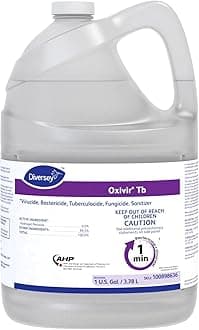 Diversey 100898636 Tb Ready-to-Use Liquid Hydrogen Peroxide Disinfectant Cleaner, Tuberculocidal Multi-Surface Cleaner, 1 Gallon