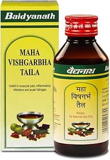 Baidyanath Ayurved Mahavishgarbh tail Helps in Mascular pain, inflammatory infections and acute vatrogas 100 ml