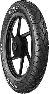 Ceat Gripp X3 100/90-18 56P Tubeless Bike Tyre, Rear
