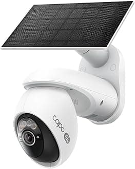 4K Outdoor Camera Wireless, Battery Camera w/Solar Panel, 360° Pan, 24/7 Continuous Capture, Free Person/Vehicle Detection, SD/Cloud Storage, Works w/Alexa and Google Home, VistaCam 360