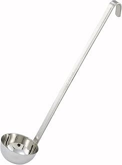 Winco2-Piece Stainless Steel Ladle, 1-Ounce
