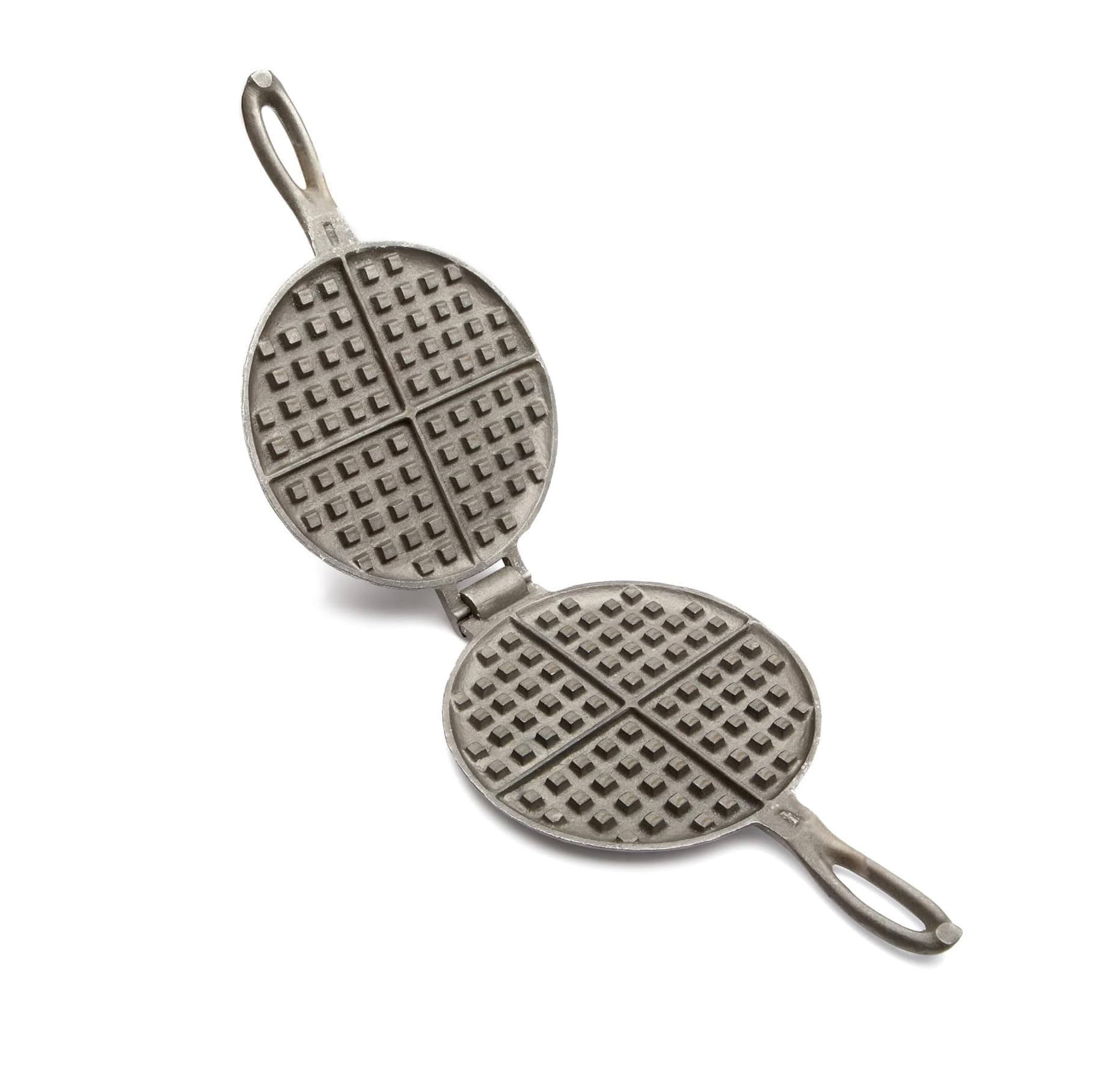 #1100 Old Fashioned Waffle Iron, Cast Iron