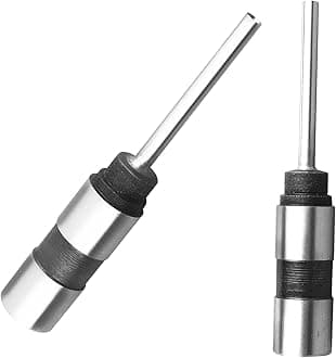 Utoolmart3mmx70mm Straight Shank Punching Machine Hollow Paper Drill Bit Straight Shank Lock Type Paper Tag Punching 25mm Drilling Depth 2pcs