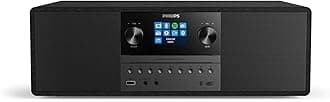 Philips Audio M6805/10 Micro Music System with Bluetooth (Hifi System, Internet Radio DAB+/FM, USB, Spotify Connect, CD, MP3-CD, 50 W, All-In-One Micro System, Digital Sound Control) – 2020/2021 Model
