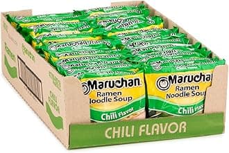 Ramen Chili, Instant Ramen Noodles, Ready to Eat Meals, 3 Oz, 24 Count