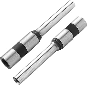 Utoolmart 7mm Paper Punch Drill, Straight Shank Hollow Bit Tool, for Hole Puncher Punching Machine 2Pcs