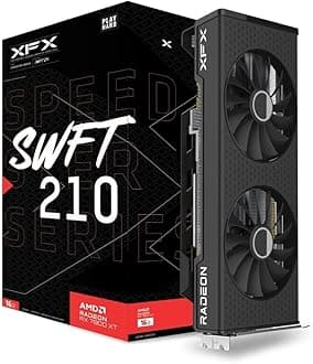 Speedster SWFT210 Radeon RX 7800XT Gaming Graphics Card with 16GB GDDR6 HDMI 3xDP, AMD RDNA 3 RX-78TSWFTFP