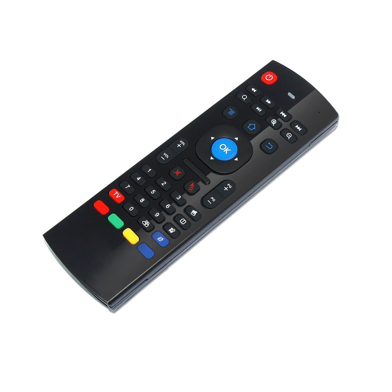 LYNEC C130 2.4G Air Fly Mouse Mini Wireless Keyboard Multifunction Control Infrared Remote Learning For Android Smart TV Box G Box HTPC Mini PC Windows iOS MAC Linux PS4 Xbox 360?Not with Voice function?