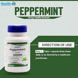 Healthvit Peppermint 30MG Healthy Stomach - 60 Capsules