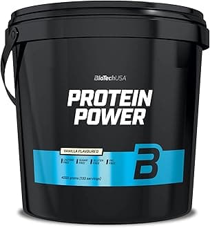 Protein Power | High Protein, Sugar-Free, Lactose-Free, Gluten-Free | Added Creatine, 4 kg, Vanilla
