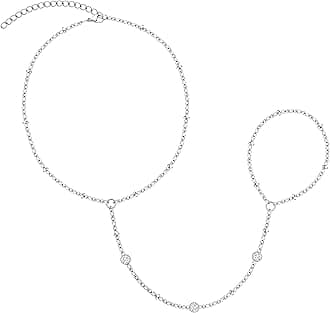 Gold Bracelets Set for Women Non Tarnish Trendy,14K Gold Plated Dainty Stackable Paperclip Cuban Link Chain Bracelets, Simple Cute Cuff Bracelets Jewelry Set Adjustable 7"+2"