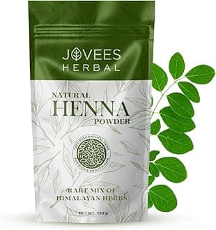 Jovees Herbal Mehandi/Henna Powder | With Amla, Shikakai & Brahmi Powder | For Extra Conditioning | Control Hair Fall & Repairs Damaged Hair 150g