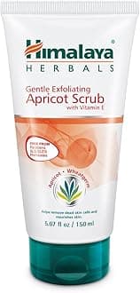 Himalaya Gentle Exfoliating Apricot Scrub with Vitamin-E, Exfoliates Dead Skin Cells 5.07oz/150ml