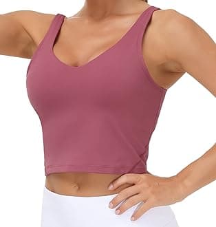 Womens' Sports Bra Longline Wirefree Padded with Medium Support