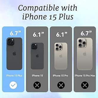 ChiCaseVer for iPhone 15 Plus Case, Gourmet Food Collage Pattern with Fruits & Croissants, Military-Grade Drop Protection, Juicy Foodie Soft Slim TPU Protective & Camera Protection for Women Girls