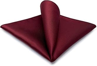 Pocket Square for Men Solid Red