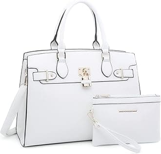 Women Handbags and Purses Ladies Shoulder Bag Top Handle Satchel Tote Work Bag with Wallet