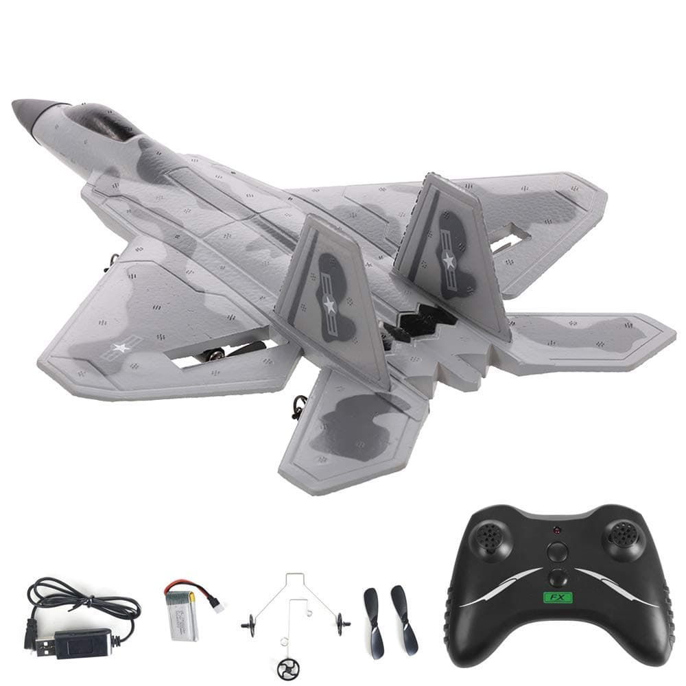 PRIME TECH FX-822 RC Airplane Glider 2.4G 2CH RTF Stabilized F-16 Fighter Jet Simulator Foam Flying Aircraft Outdoor Gift Toys For Kid ™