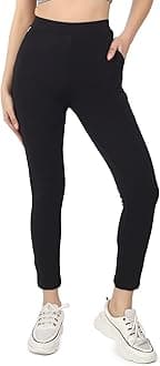 Stretchable Yoga Pants for Women & Gym Pants for Women Workout with Mesh Insert & Side Pockets